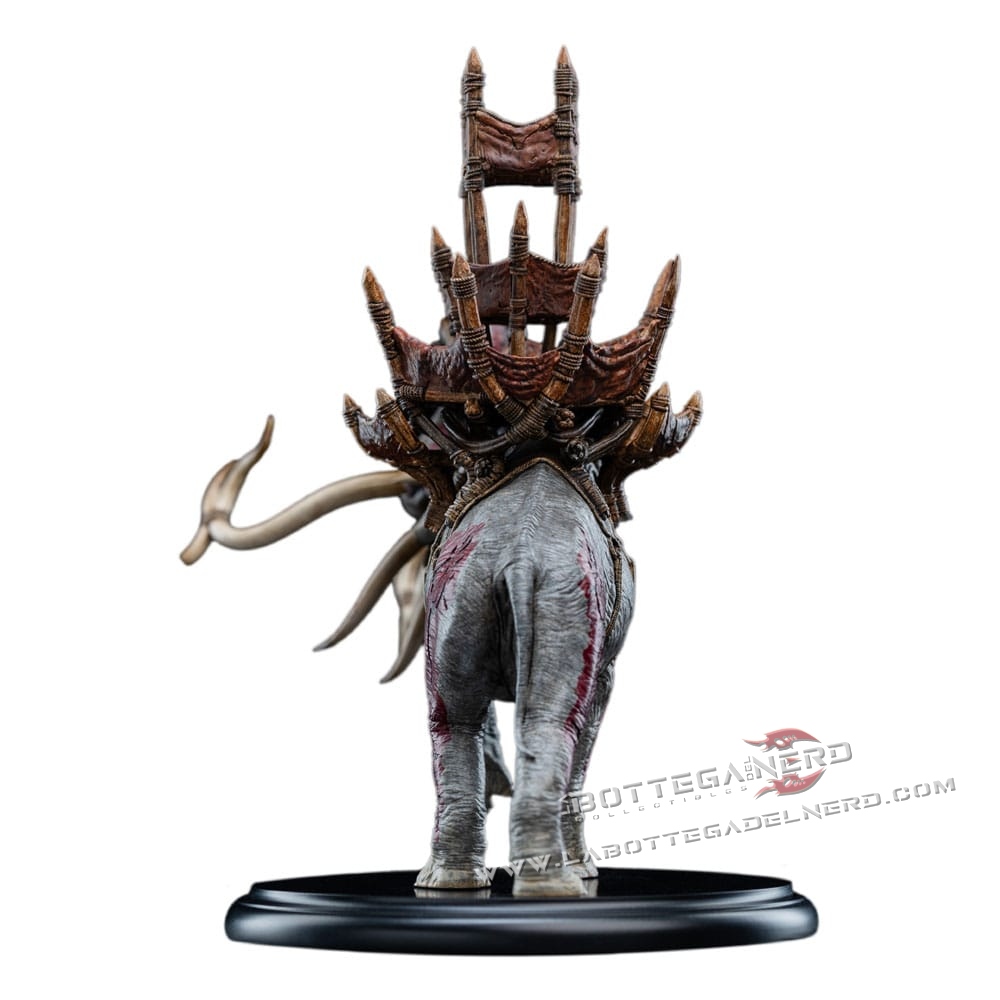 Lord of the Rings - Mini Statue Mumak in Battle 18cm - immagine 4