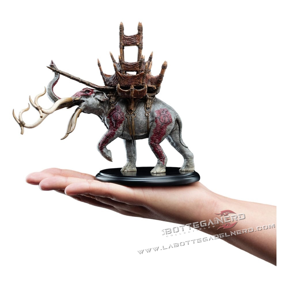 Lord of the Rings - Mini Statue Mumak in Battle 18cm - immagine 8