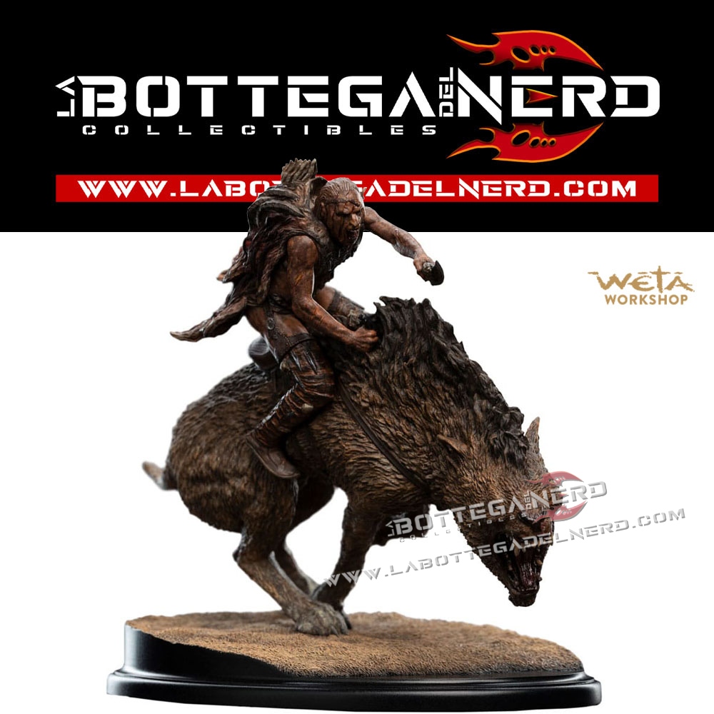 Lord of the Rings - Mini Statue Sharkû on Warg 18cm