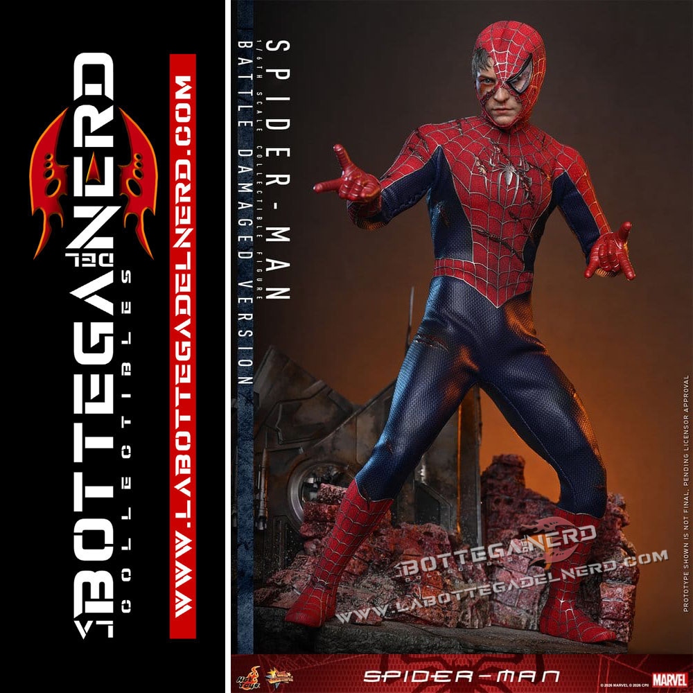 Spider-Man - Action Figure 1/6 Spider-Man (V.s. Battle Damaged) 30cm