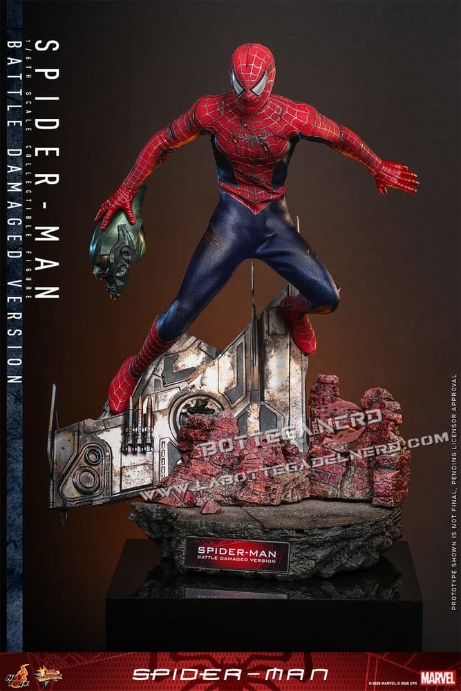 Spider-Man - Action Figure 1/6 Spider-Man (V.s. Battle Damaged) 30cm - immagine 9
