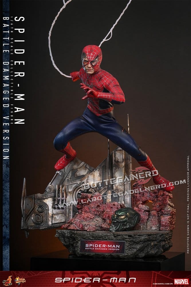 Spider-Man - Action Figure 1/6 Spider-Man (V.s. Battle Damaged) 30cm - immagine 6