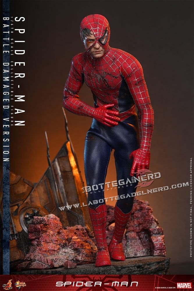 Spider-Man - Action Figure 1/6 Spider-Man (V.s. Battle Damaged) 30cm - immagine 3