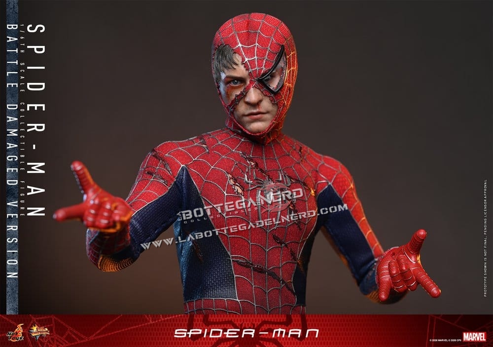 Spider-Man - Action Figure 1/6 Spider-Man (V.s. Battle Damaged) 30cm - immagine 7