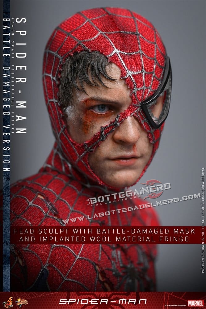 Spider-Man - Action Figure 1/6 Spider-Man (V.s. Battle Damaged) 30cm - immagine 2