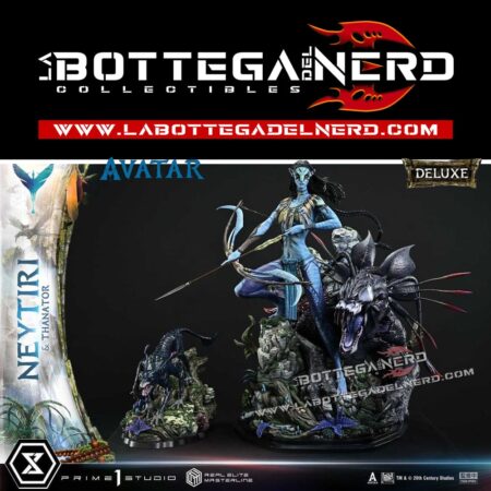 Avatar - Masterline Statue 1/4 Neytiri & Thanator Deluxe 75cm