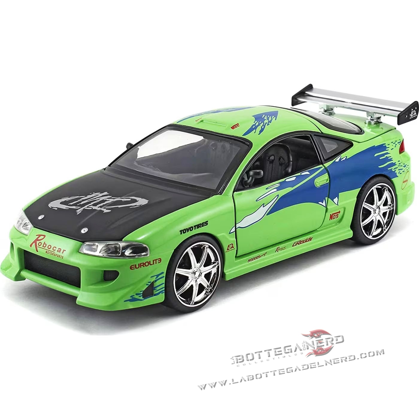 Fast & Furious - Die Cast 1995 Mitsubishi Eclipse 1:24 - immagine 2
