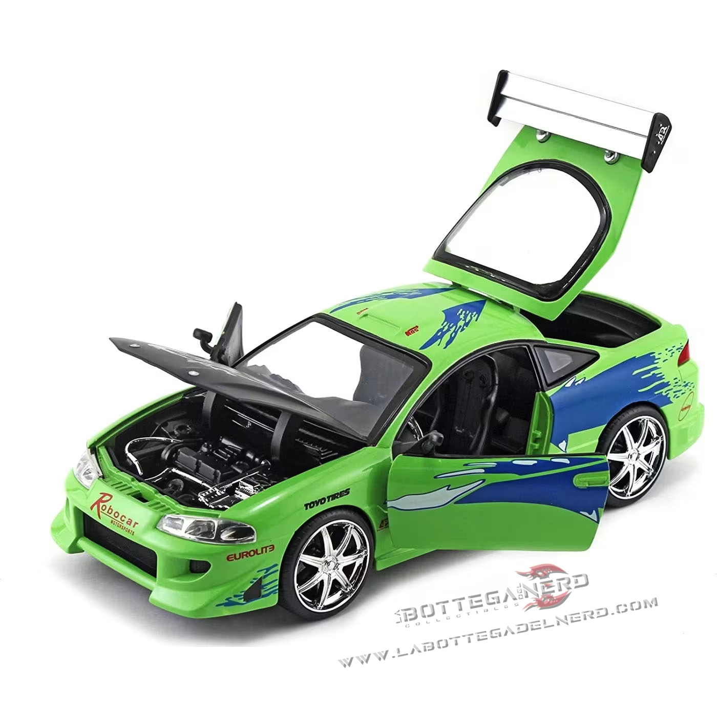 Fast & Furious - Die Cast 1995 Mitsubishi Eclipse 1:24 - immagine 3