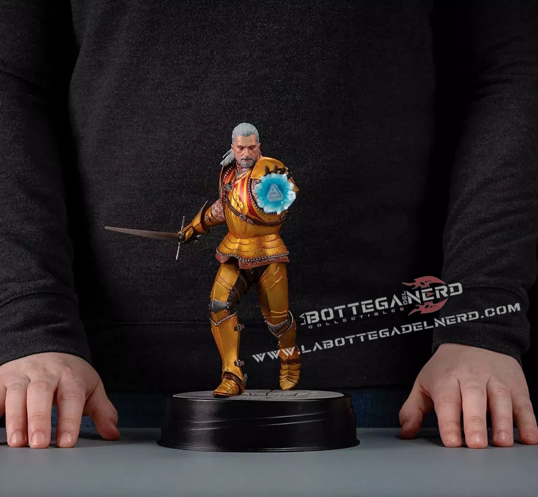 Witcher 3 Wild Hunt - Statue Geralt Toussaint Relic Armor 24cm - immagine 6