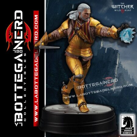 Witcher 3 Wild Hunt - Statue Geralt Toussaint Relic Armor 24cm