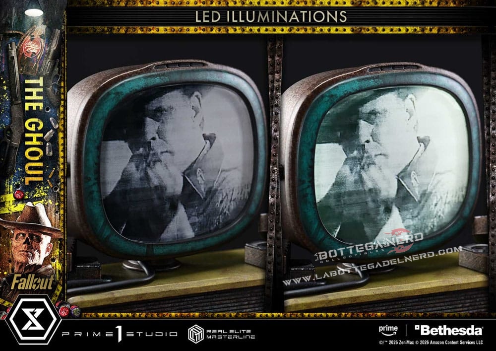 Fallout (TV Series) - Elite Masterline Statue 1/4 The Ghoul 64cm - immagine 11