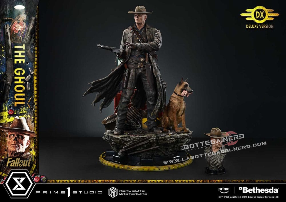 Fallout (TV Series) - Elite Masterline Statue 1/4 The Ghoul Deluxe 64cm - immagine 4