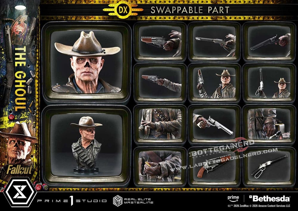 Fallout (TV Series) - Elite Masterline Statue 1/4 The Ghoul Deluxe 64cm - immagine 18