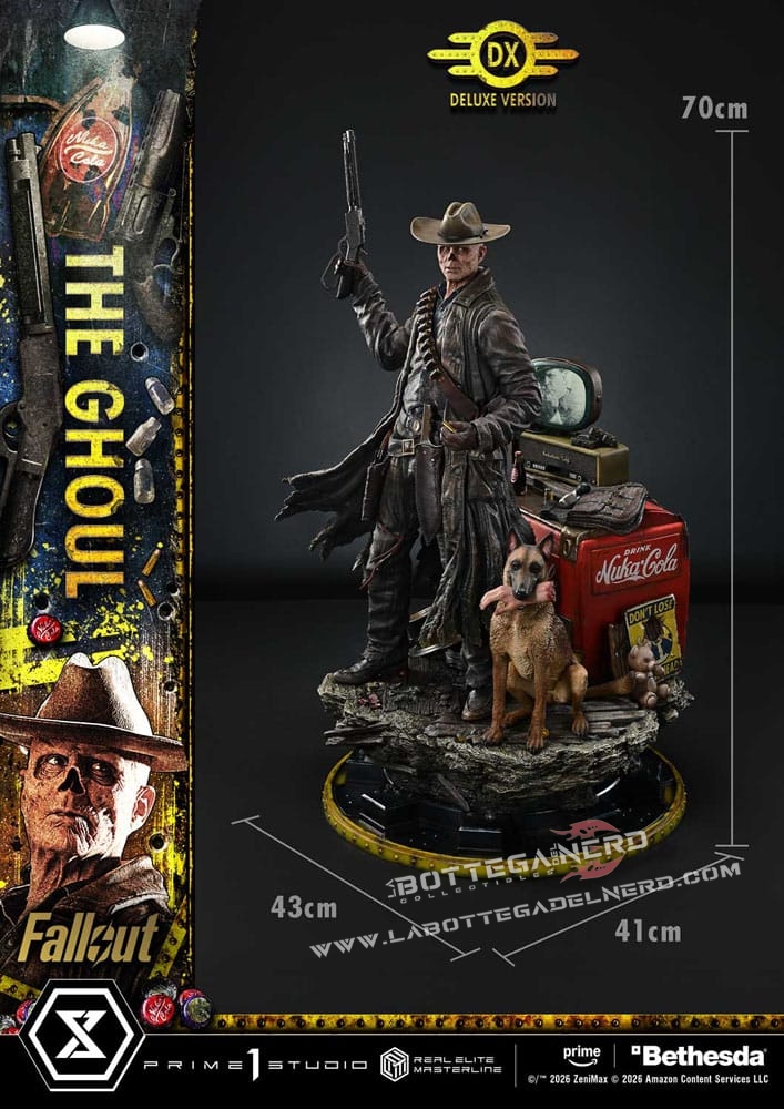 Fallout (TV Series) - Elite Masterline Statue 1/4 The Ghoul Deluxe 64cm - immagine 17