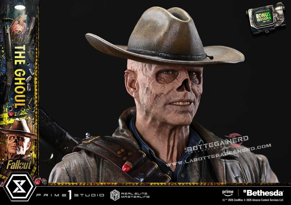 Fallout (TV Series) - Statue 1/4 The Ghoul Bonus Deluxe 64cm - immagine 5