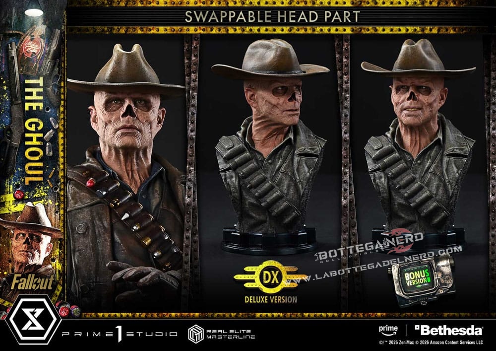 Fallout (TV Series) - Statue 1/4 The Ghoul Bonus Deluxe 64cm - immagine 7