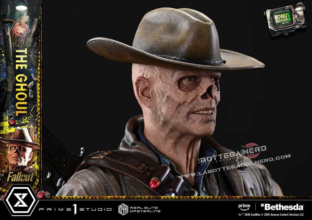 Fallout (TV Series) - Statue 1/4 The Ghoul Bonus Deluxe 64cm - immagine 3