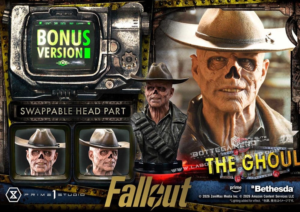 Fallout (TV Series) - Statue 1/4 The Ghoul Bonus Deluxe 64cm - immagine 2