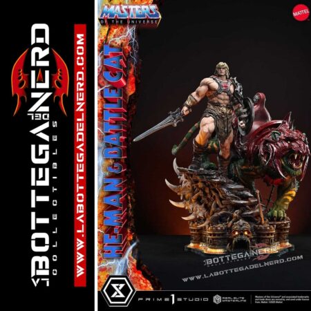 Masters of the Universe - Statue 1/4 He-Man & Battle Cat 86cm