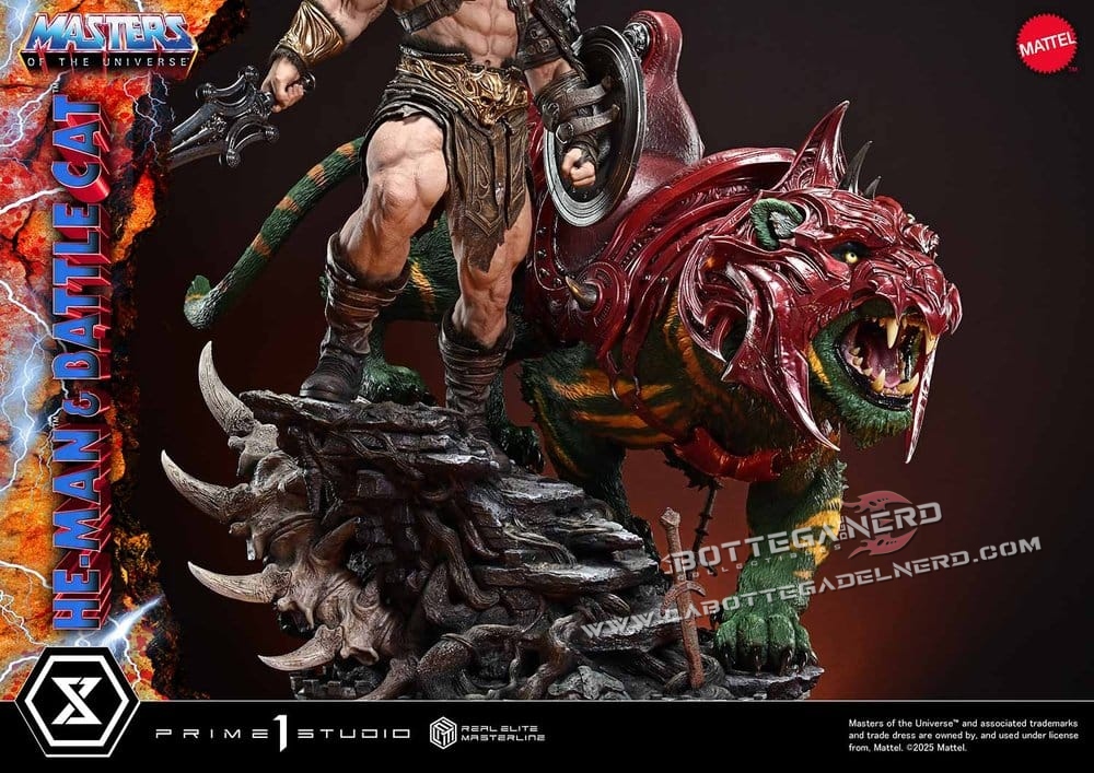 Masters of the Universe - Statue 1/4 He-Man & Battle Cat Bonus 86cm - immagine 25