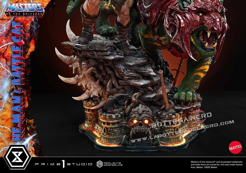 Masters of the Universe - Statue 1/4 He-Man & Battle Cat Bonus 86cm - immagine 26