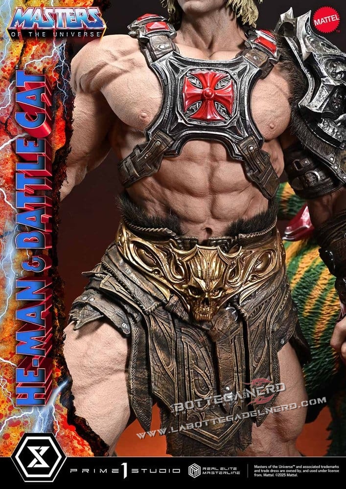 Masters of the Universe - Statue 1/4 He-Man & Battle Cat Bonus 86cm - immagine 21