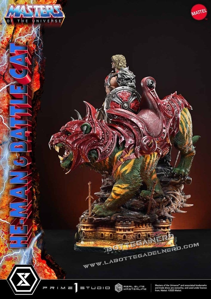 Masters of the Universe - Statue 1/4 He-Man & Battle Cat Bonus 86cm - immagine 22