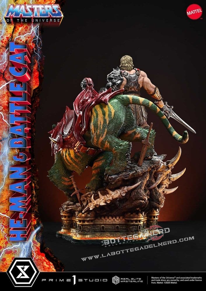 Masters of the Universe - Statue 1/4 He-Man & Battle Cat Bonus 86cm - immagine 23