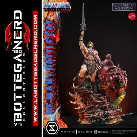 Masters of the Universe - Statue 1/4 He-Man & Battle Cat Ultimate 86cm