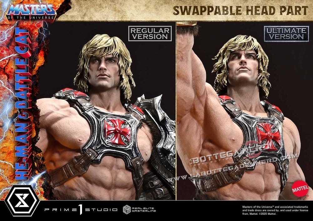 Masters of the Universe - Statue 1/4 He-Man & Battle Cat Bonus 86cm - immagine 11