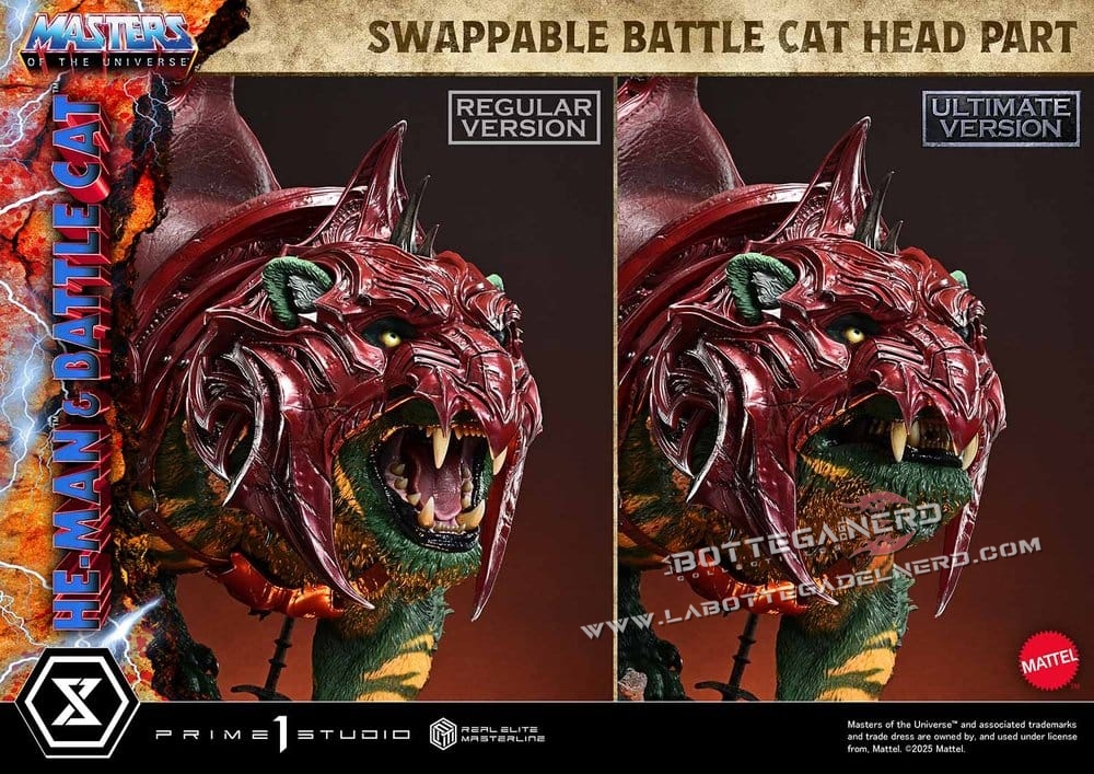 Masters of the Universe - Statue 1/4 He-Man & Battle Cat Bonus 86cm - immagine 9