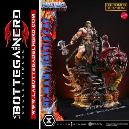 Masters of the Universe - Statue 1/4 He-Man & Battle Cat Bonus 86cm