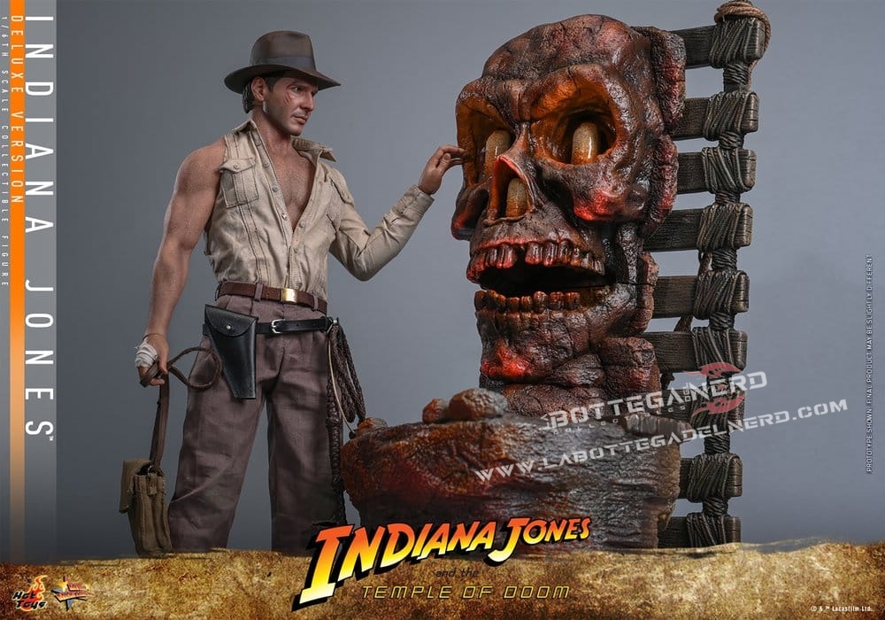 Indiana Jones - Action Figure 1/6 Indiana Jones Deluxe 30cm - immagine 5