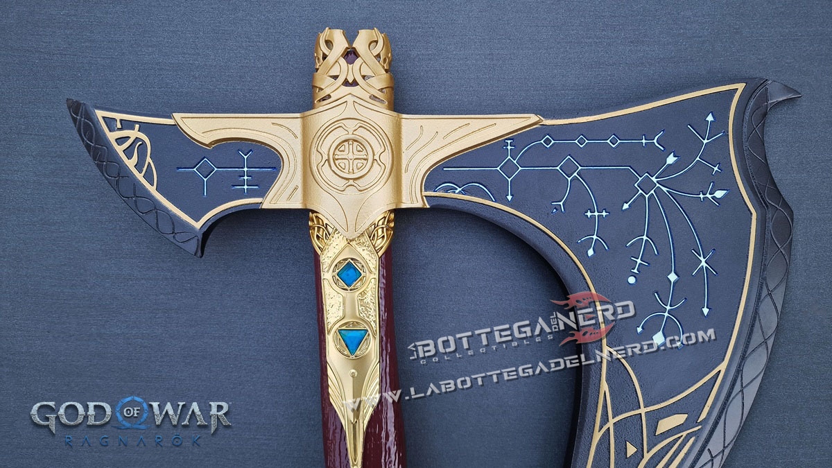 God of War: Ragnarok - Replica Deluxe LEVIATANO Grey 1:1 Glow edition - immagine 8