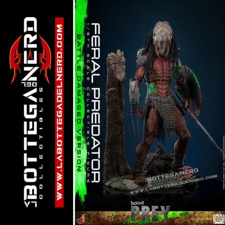 Prey - Action Figure 1/6 Feral Predator (V.s. Battle Damaged) 37cm