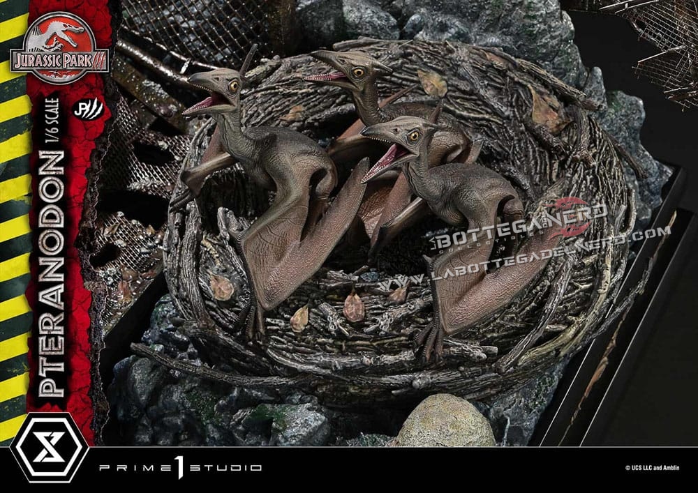 Jurassic Park III - Museum Collection Statue 1/6 Pteranodon 68cm - immagine 10