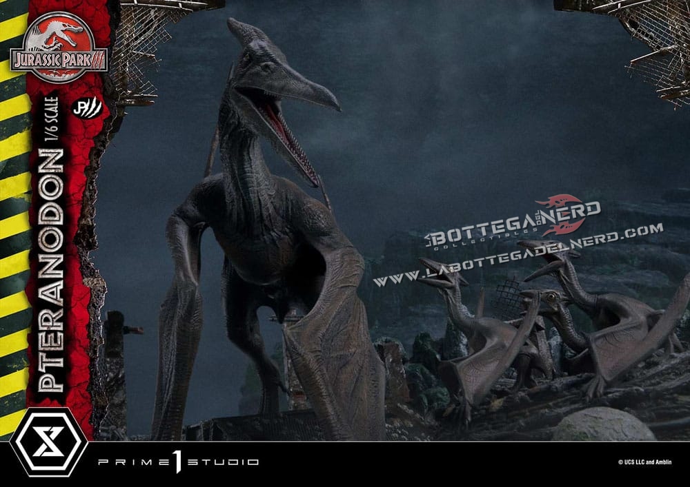 Jurassic Park III - Museum Collection Statue 1/6 Pteranodon 68cm - immagine 15