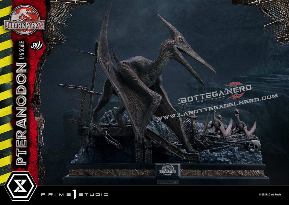 Jurassic Park III - Museum Collection Statue 1/6 Pteranodon 68cm - immagine 14