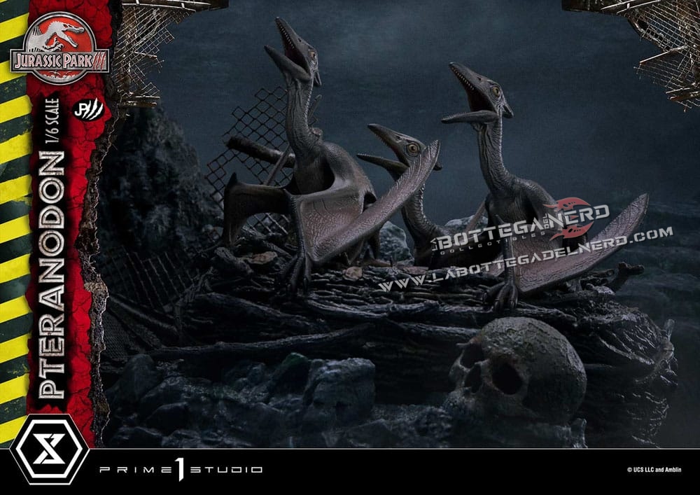 Jurassic Park III - Museum Collection Statue 1/6 Pteranodon 68cm - immagine 13