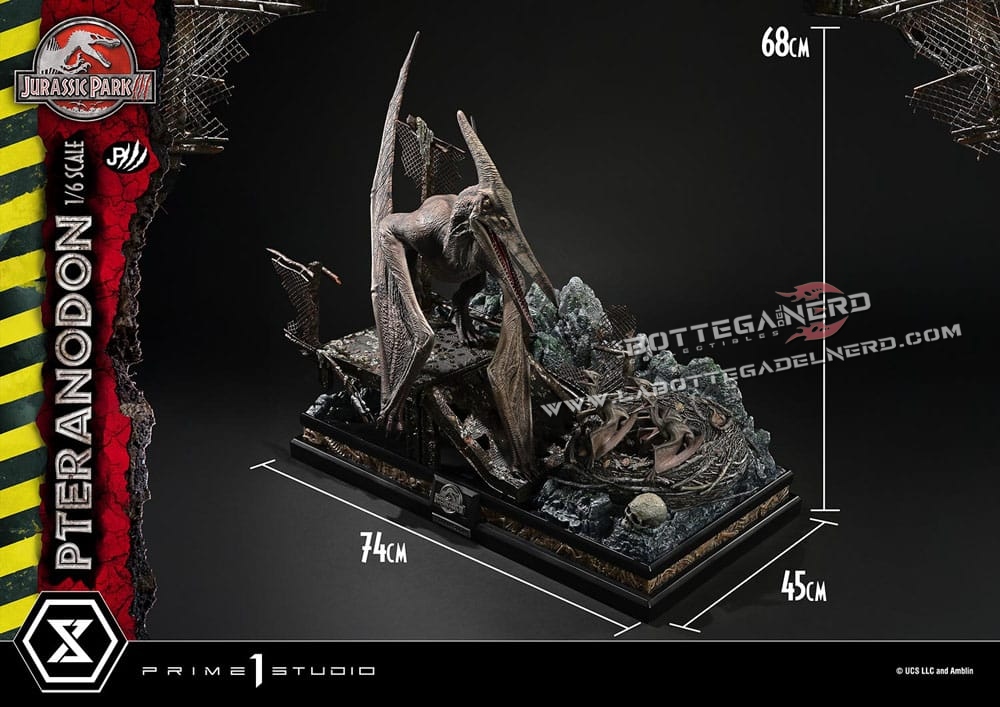 Jurassic Park III - Museum Collection Statue 1/6 Pteranodon 68cm - immagine 17