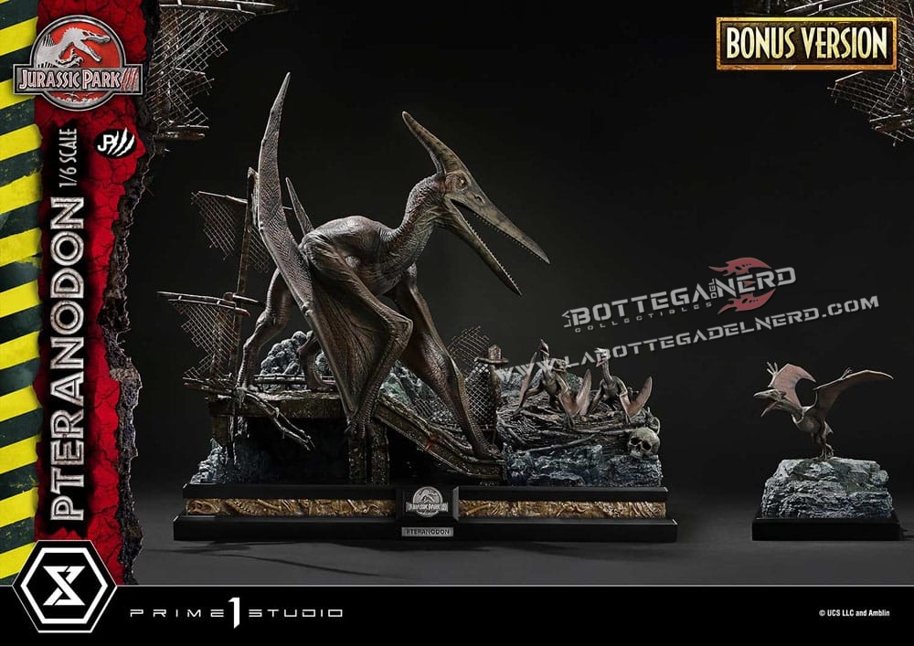 Jurassic Park III - Museum Collection Statue 1/6 Pteranodon Bonus 68cm - immagine 7