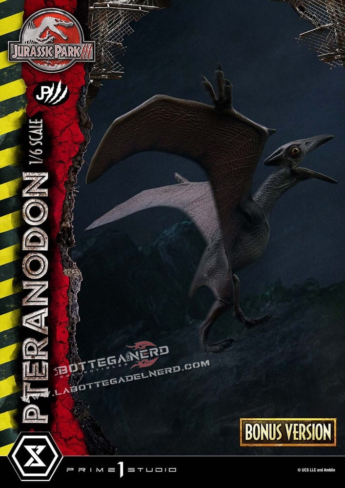 Jurassic Park III - Museum Collection Statue 1/6 Pteranodon Bonus 68cm - immagine 3