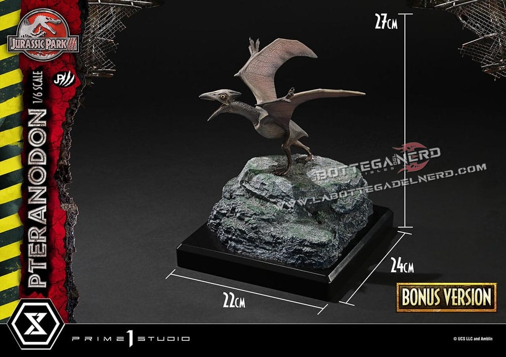 Jurassic Park III - Museum Collection Statue 1/6 Pteranodon Bonus 68cm - immagine 4