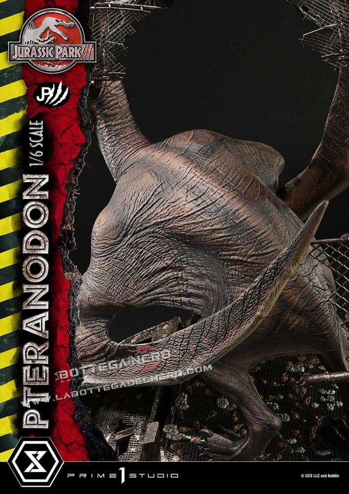 Jurassic Park III - Museum Collection Statue 1/6 Pteranodon 68cm - immagine 9