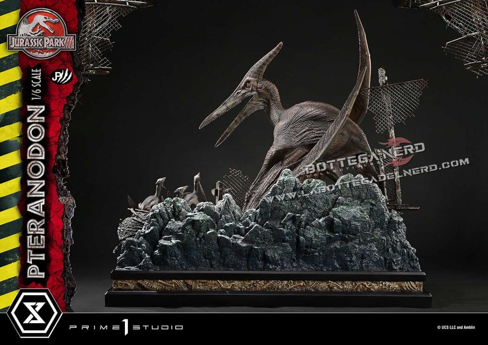 Jurassic Park III - Museum Collection Statue 1/6 Pteranodon 68cm - immagine 4