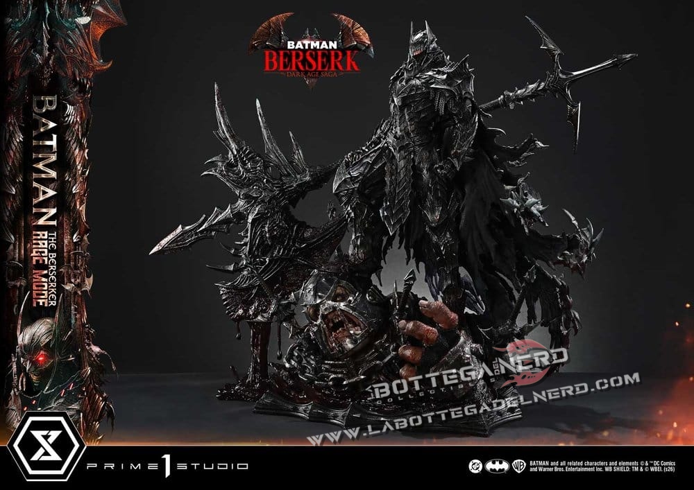 DC Comics - Statue 1/4 Batman The Berserker Rage Dx Bonus 82cm - immagine 21