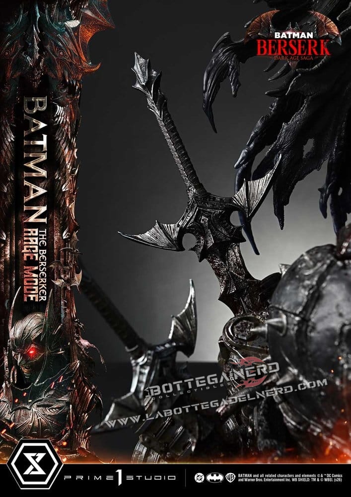 DC Comics - Statue 1/4 Batman The Berserker Rage Dx Bonus 82cm - immagine 26