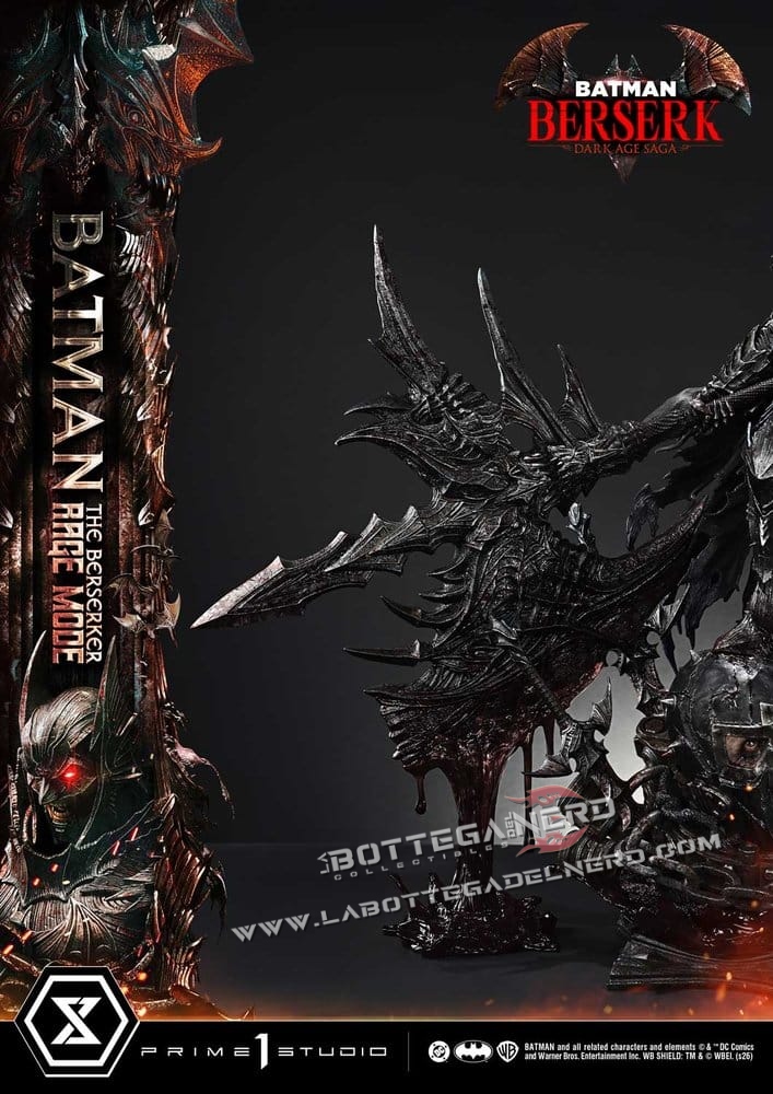 DC Comics - Statue 1/4 Batman The Berserker Rage Dx Bonus 82cm - immagine 25