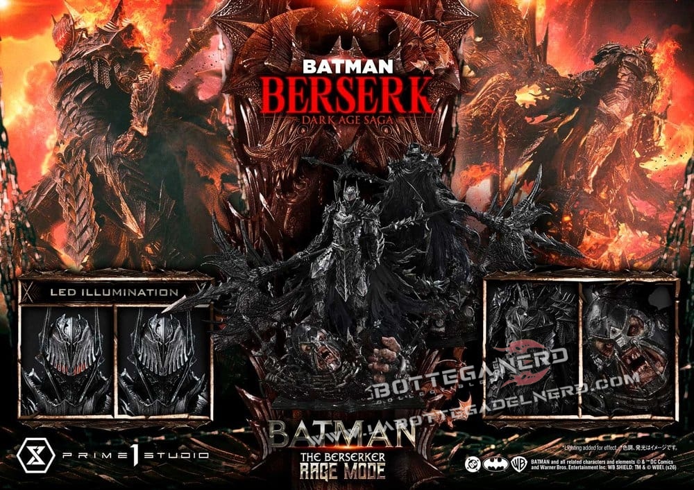 DC Comics - Statue 1/4 Batman The Berserker Rage 82cm - immagine 13
