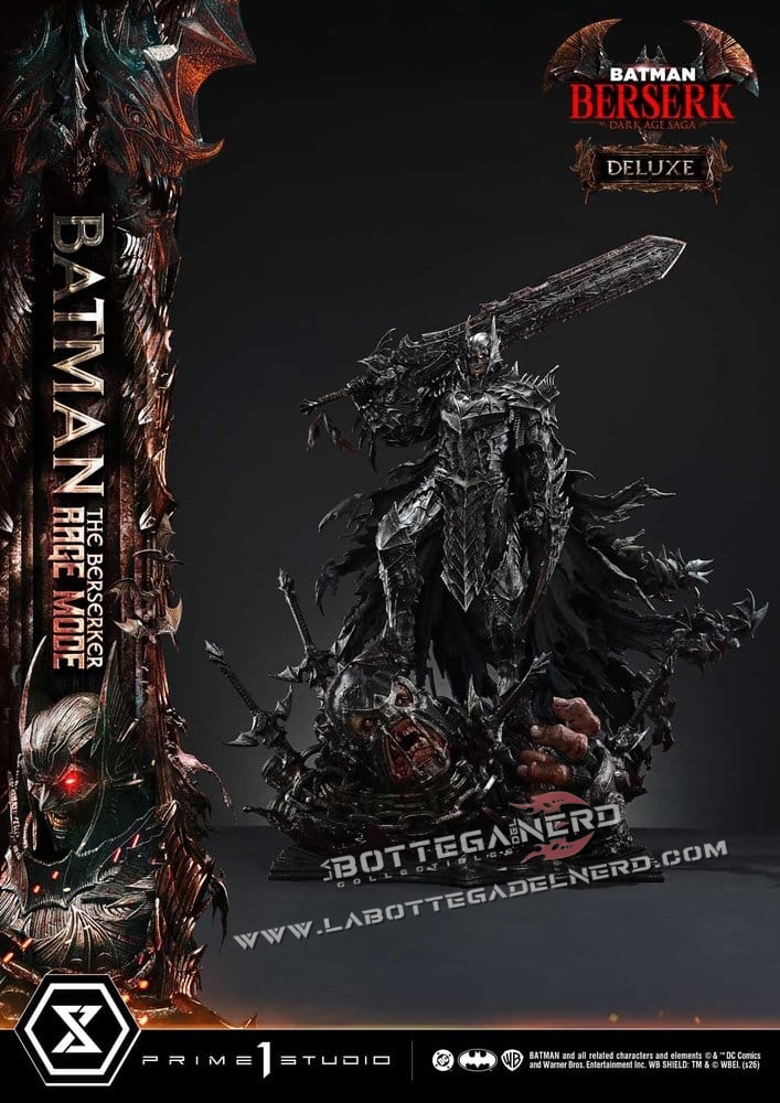 DC Comics - Statue 1/4 Batman The Berserker Rage Dx Bonus 82cm - immagine 14